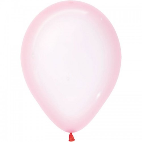 Balão Rosa Transparente